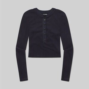 Citizens Of Humanity Navy Long Sleeve Top
